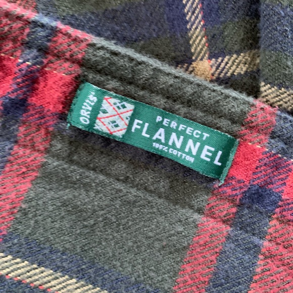SOLD Orvis XLT The Perfect Flannel. Long sleeve. Plaid - Picture 5 of 5